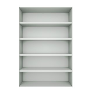 White Bookshelf, 35 x 77 in.