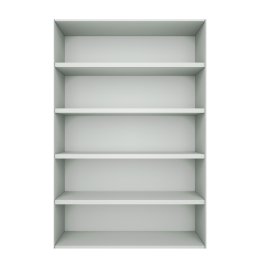 White Bookshelf, 35 x 77 in.